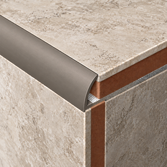 Coltar din aluminiu eloxat - bronz satinat