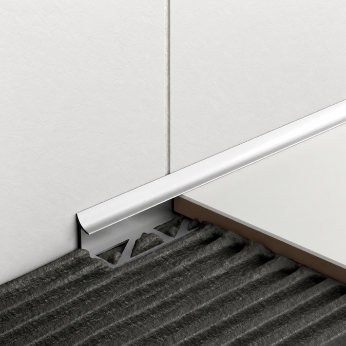 Coltar interior din aluminiu eloxat - argintiu satinat