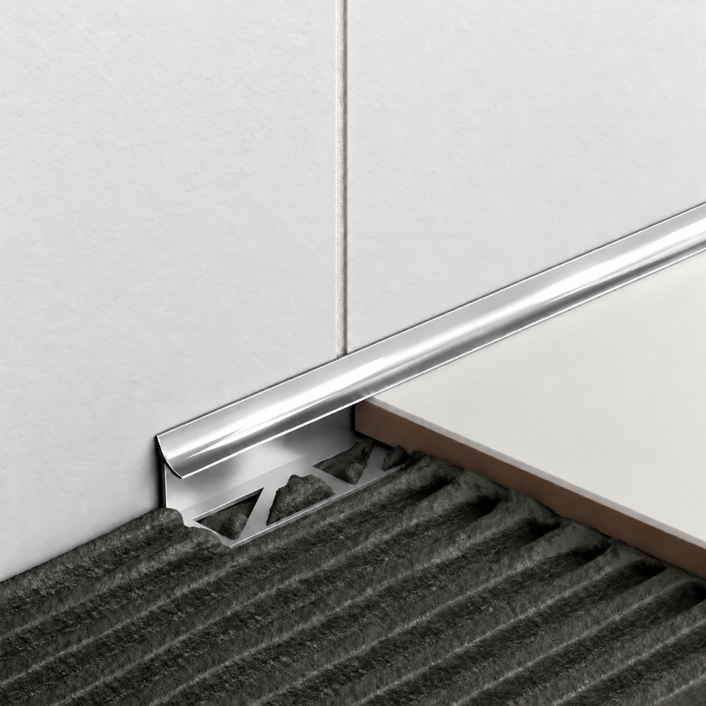 Coltar interior din aluminiu eloxat - argintiu lucios