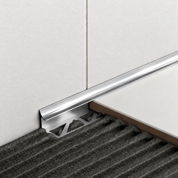 Coltar interior din aluminiu eloxat - argintiu lucios