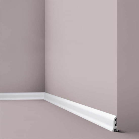 Plintă decorativă WALLSTYL FL3 – 55 × 17 mm, 2 m