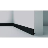 Profil decorativ WALLSTYL FT2 BLACK – 58 × 13 mm, 2 m
