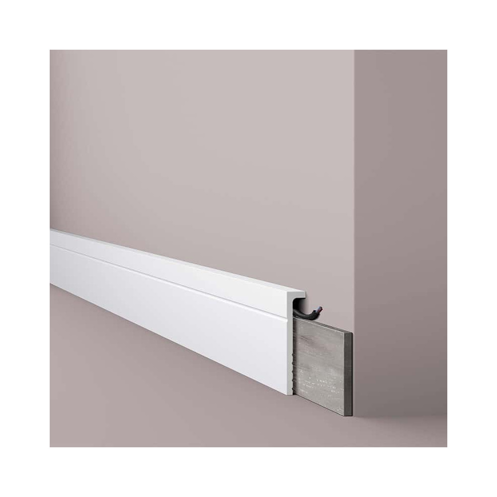 Plintă decorativă WALLSTYL CF2 – 110 × 22 mm, 2 m