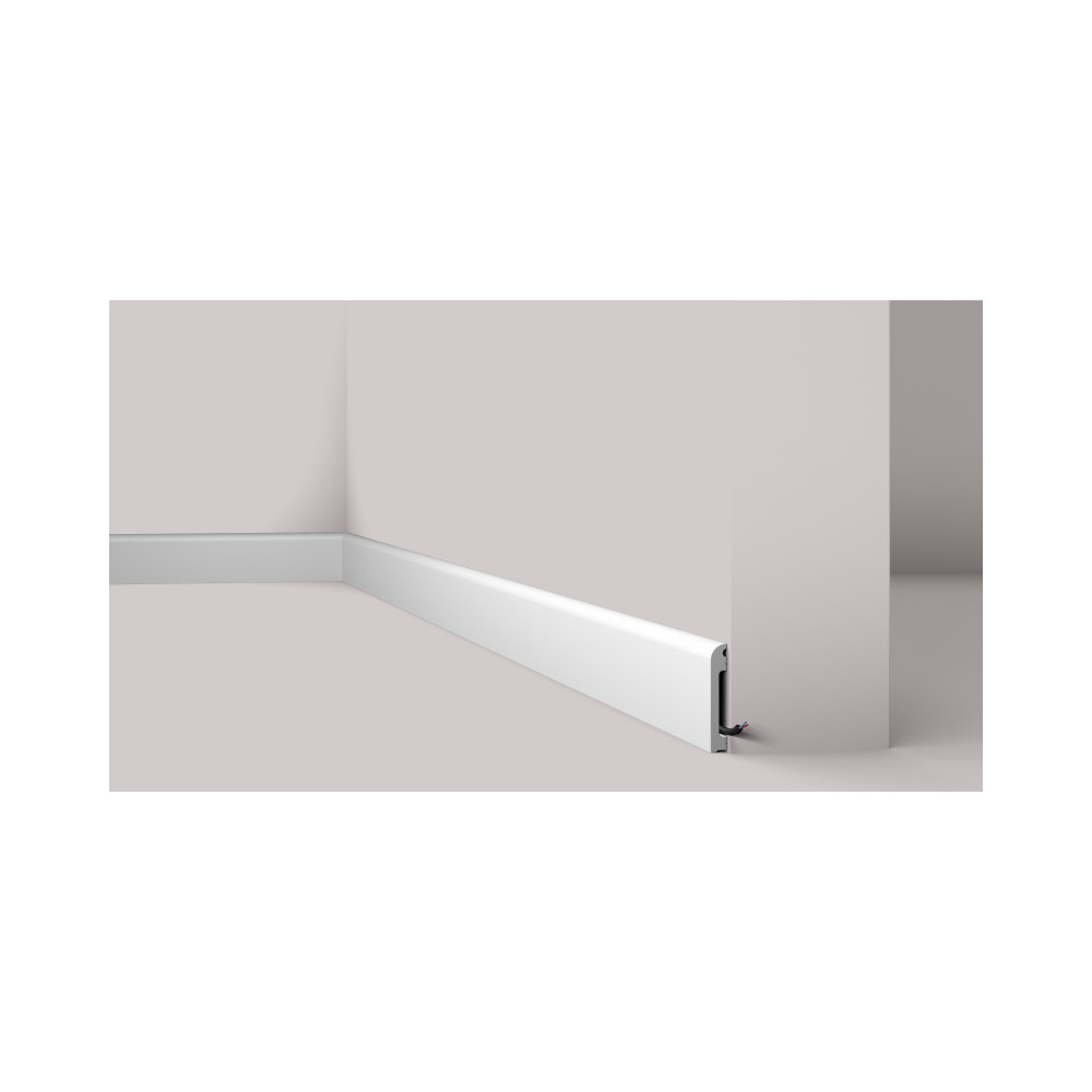 Plintă decorativă WALLSTYL FL12 – 80 × 13 mm, 2 m