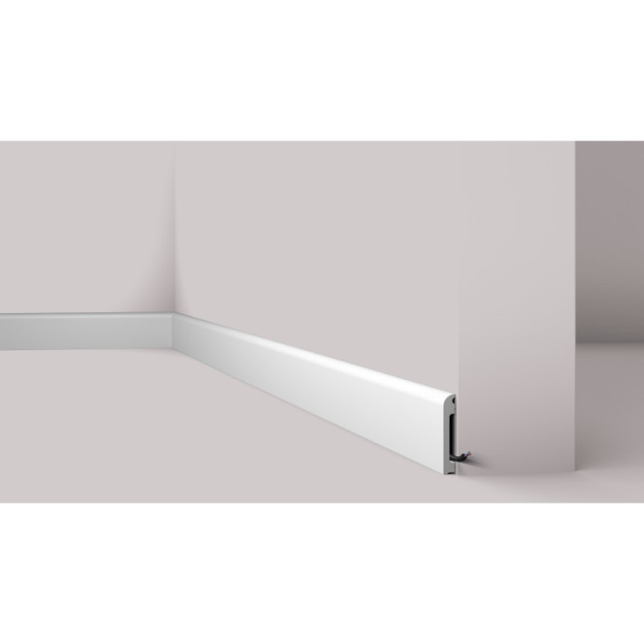 Plintă decorativă WALLSTYL FL12 – 80 × 13 mm, 2 m