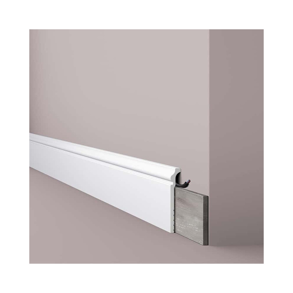 Plintă decorativă WALLSTYL CF3 – 120 × 22 mm, 2 m