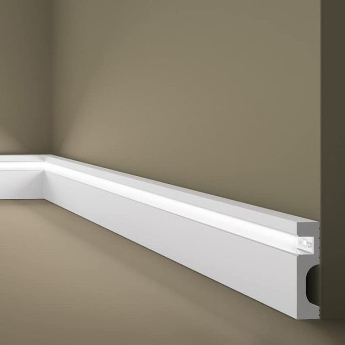 Profil decorativ WALLSTYL IL11 – 80 × 20 mm, 2 m