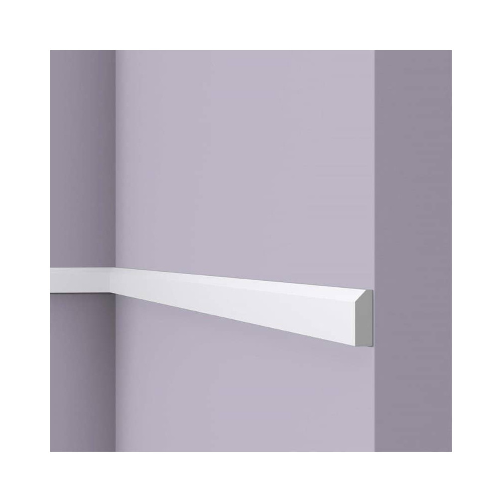 Plintă decorativă WALLSTYL FT1 – 38 × 13 mm, 2 m