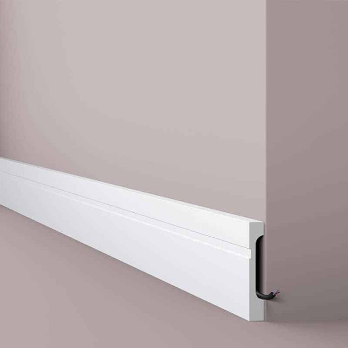 Plintă decorativă WALLSTYL FD11 – 110 × 18 mm, 2 m