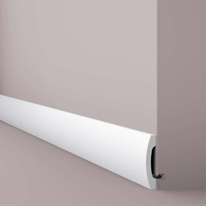 Plintă decorativă WALLSTYL FD3 – 100 × 20 mm, 2 m