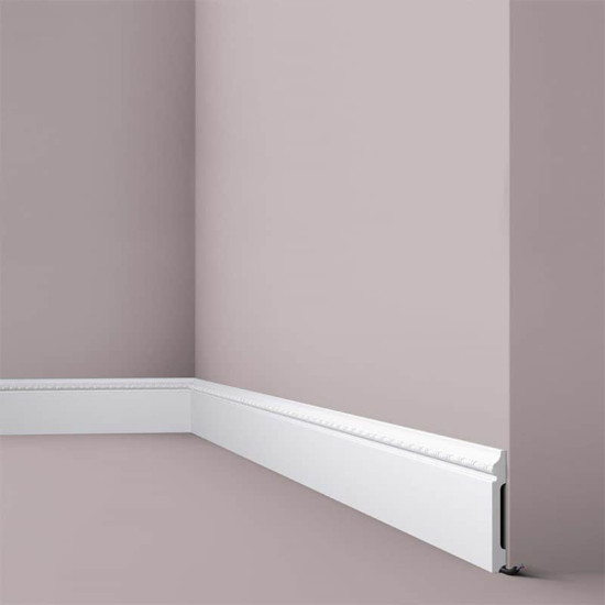 Plintă decorativă WALLSTYL FO1 – 120 × 15 mm, 2 m