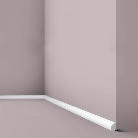 Plintă decorativă WALLSTYL FL6 – 19 × 12 mm, 2 m