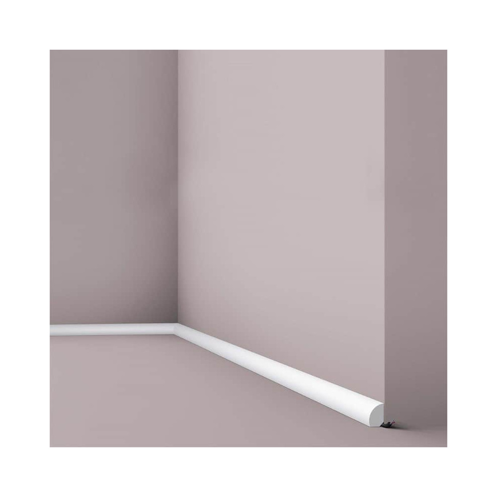 Plintă decorativă WALLSTYL FL6 – 19 × 12 mm, 2 m