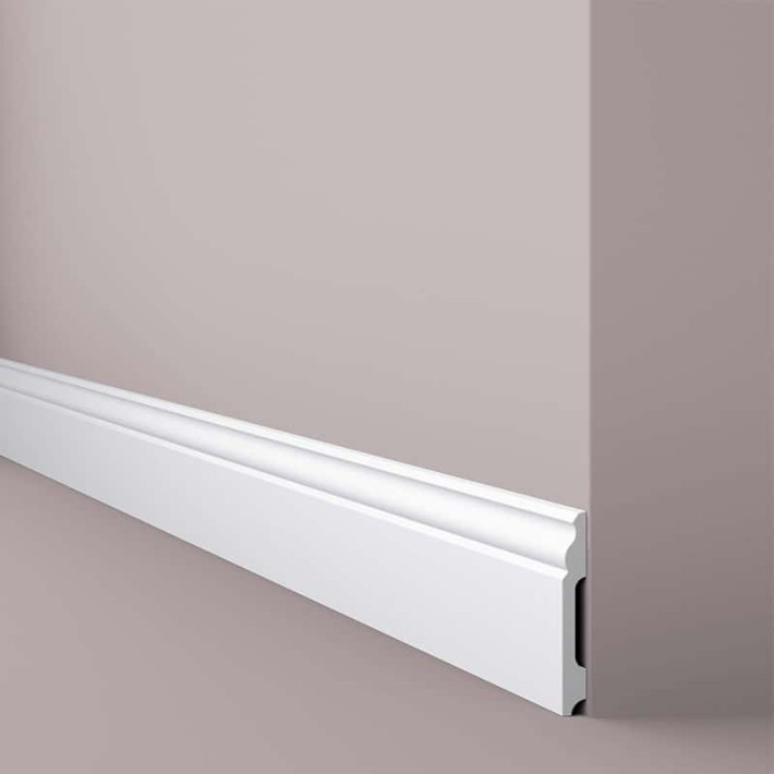 Plintă decorativă WALLSTYL FB2 – 100 × 13 mm, 2 m