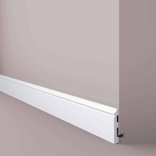 Plintă decorativă WALLSTYL FL1 – 80 × 13 mm, 2 m