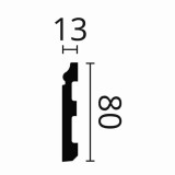 Plintă decorativă WALLSTYL FL1 – 80 × 13 mm, 2 m