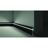 Profil decorativ WALLSTYL IL11 BLACK – 80 × 20 mm, 2 m