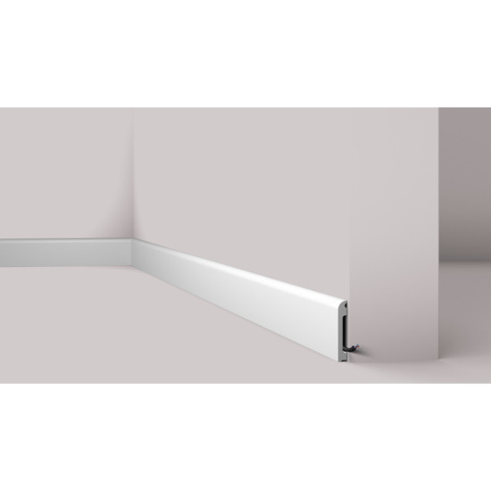 Plintă decorativă WALLSTYL FL12 – 80 × 13 mm, 2 m