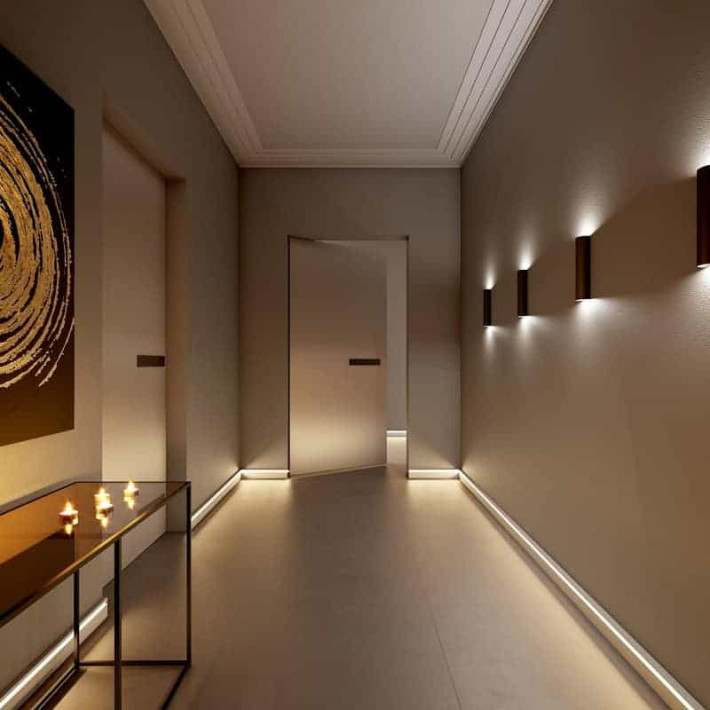 Profil decorativ WALLSTYL IL11 – 80 × 20 mm, 2 m