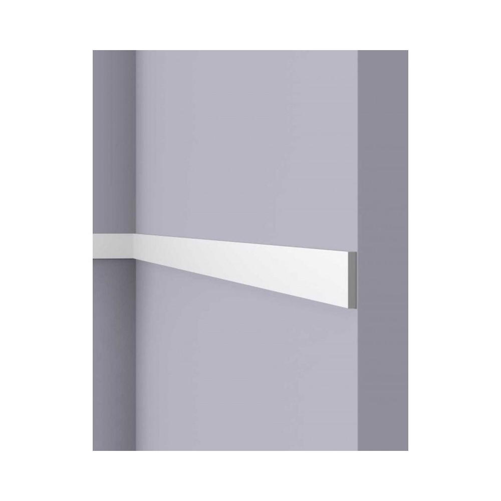 Plintă decorativă WALLSTYL FL10 – 50 × 8 mm, 2 m