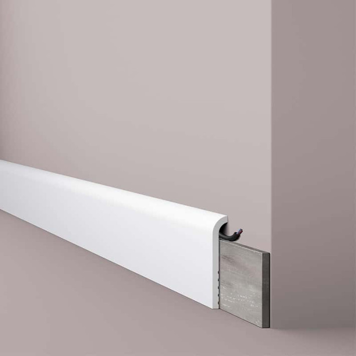 Plintă decorativă WALLSTYL CF1 – 110 × 22 mm, 2 m