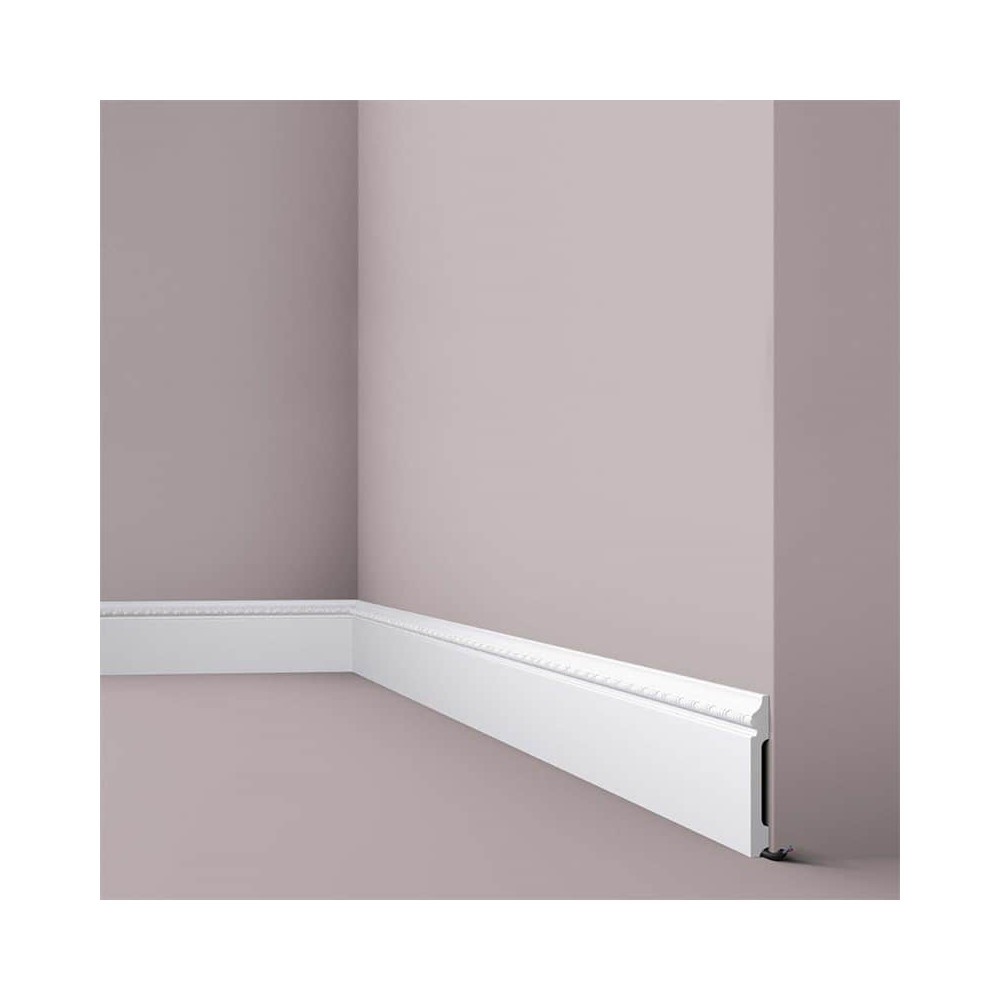 Plintă decorativă WALLSTYL FO1 – 120 × 15 mm, 2 m