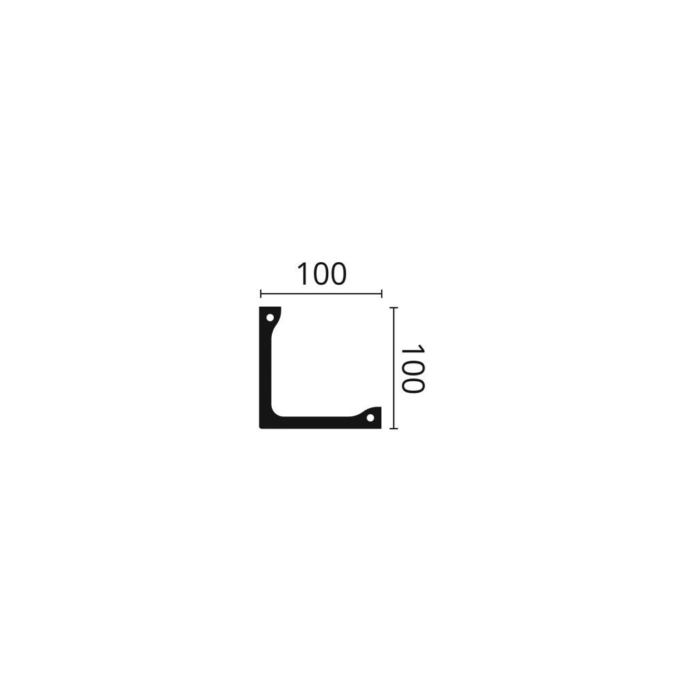 Scafă decorativă ARSTYL L4 – 100 × 100 mm, 2 m
