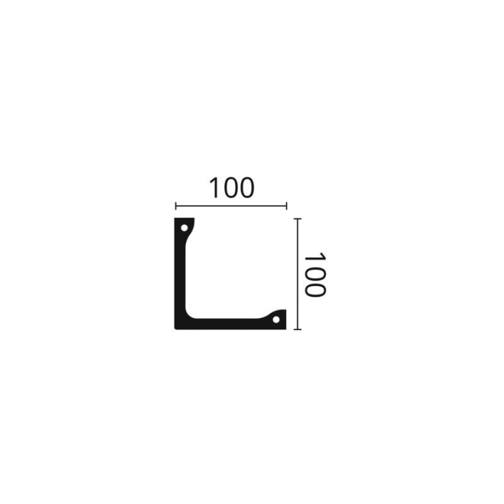 Scafă decorativă ARSTYL L4 – 100 × 100 mm, 2 m