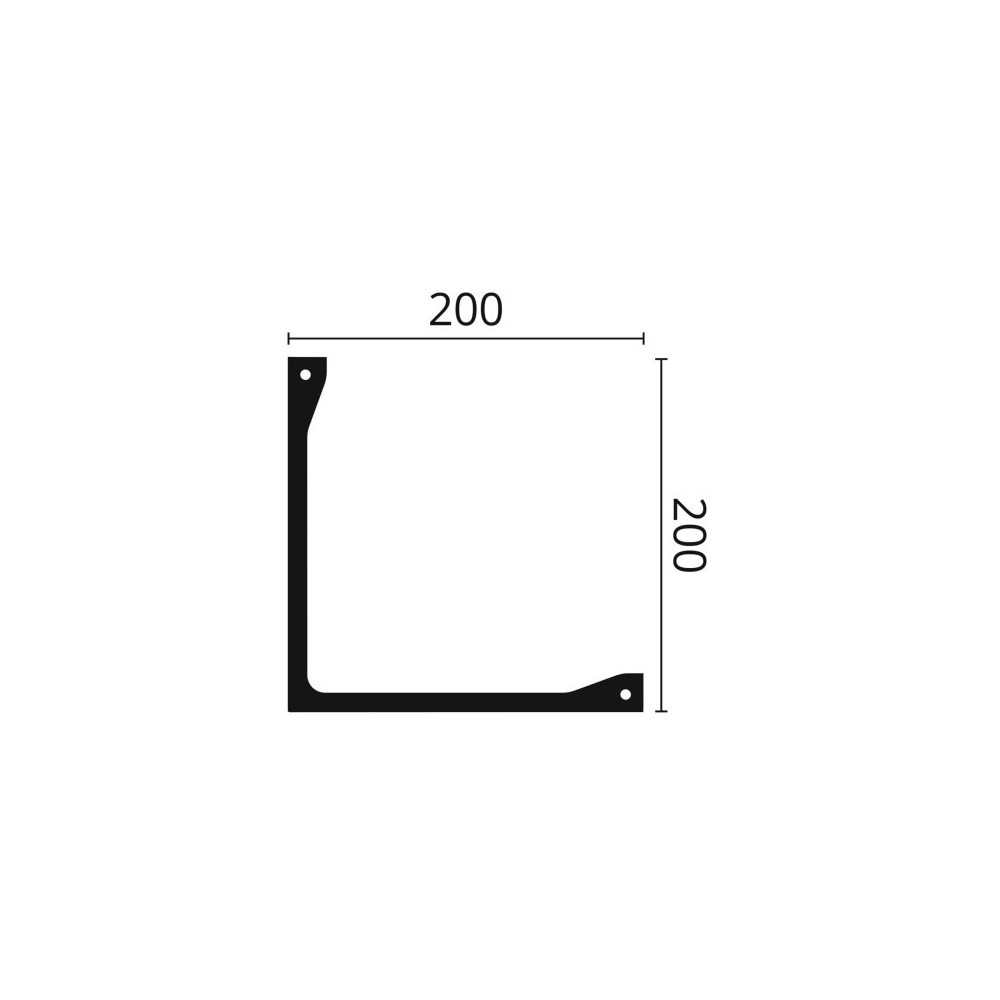 Scafă decorativă ARSTYL L5 – 200 × 200 mm, 2 m