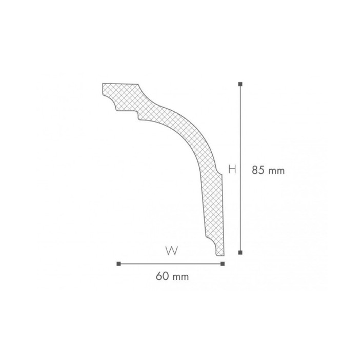Cornișă decorativă NOMASTYL GL | Proflux