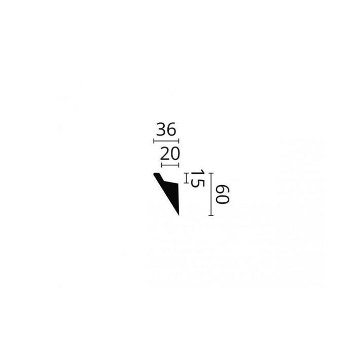 Cornișă decorativă WALLSTYL IL4 | Proflux