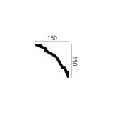 Cornișă decorativă WALLSTYL WT24 | Proflux