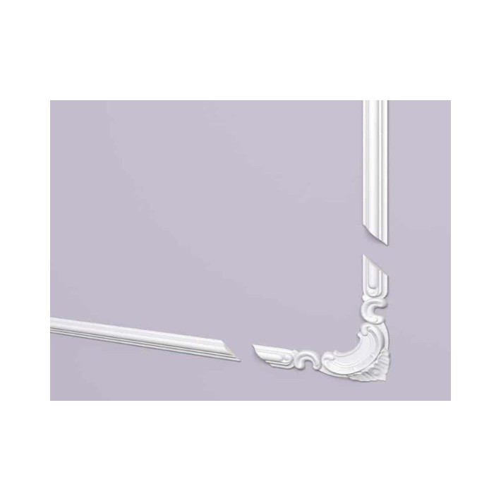 Set coltar decorativ accesoriu Arstyl Z101 pentru profil Z10- 4 BUC. | Proflux