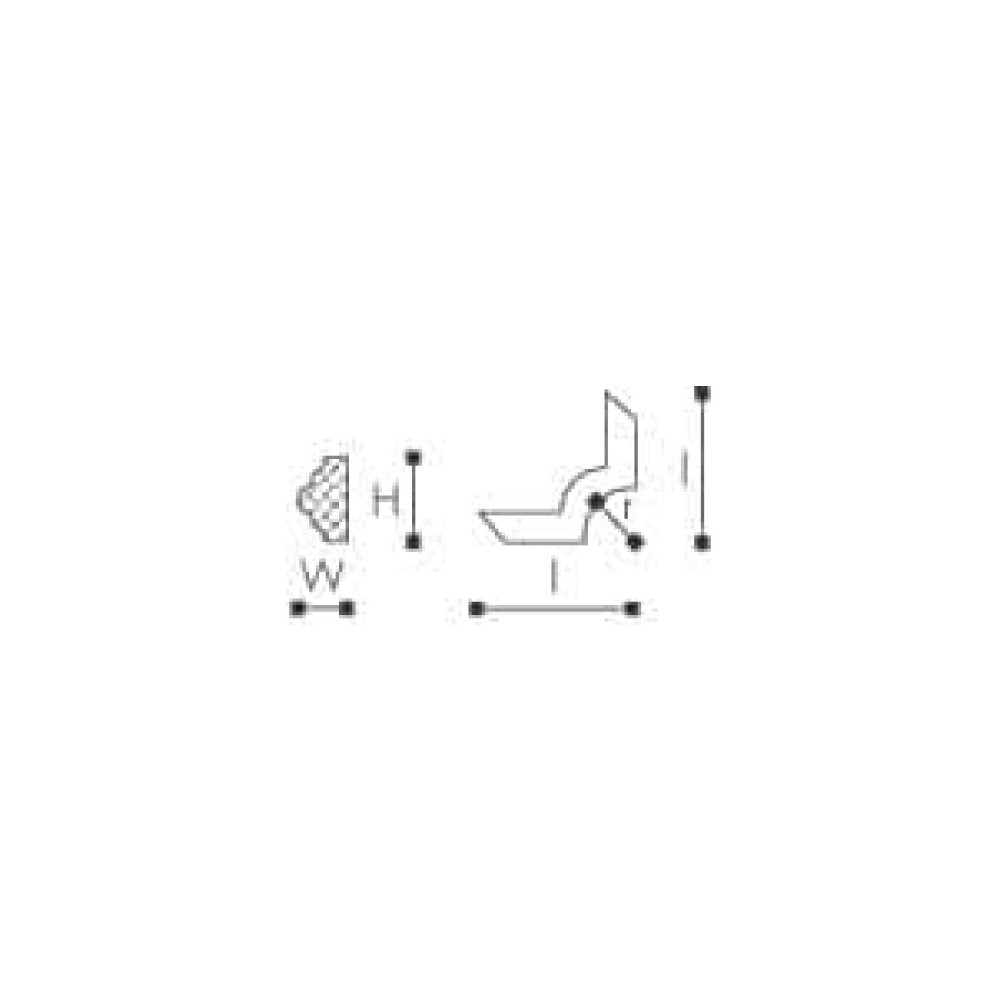 Set coltar decorativ accesoriu Arstyl SP3-4 pentru profil SP3- 4 BUC. | Proflux
