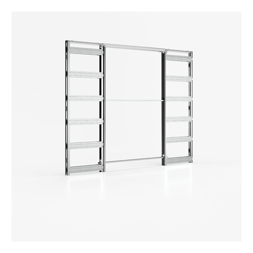 Ermetika Absolute EvoKit Double door | Kit culisant fără toc, două uși | Proflux