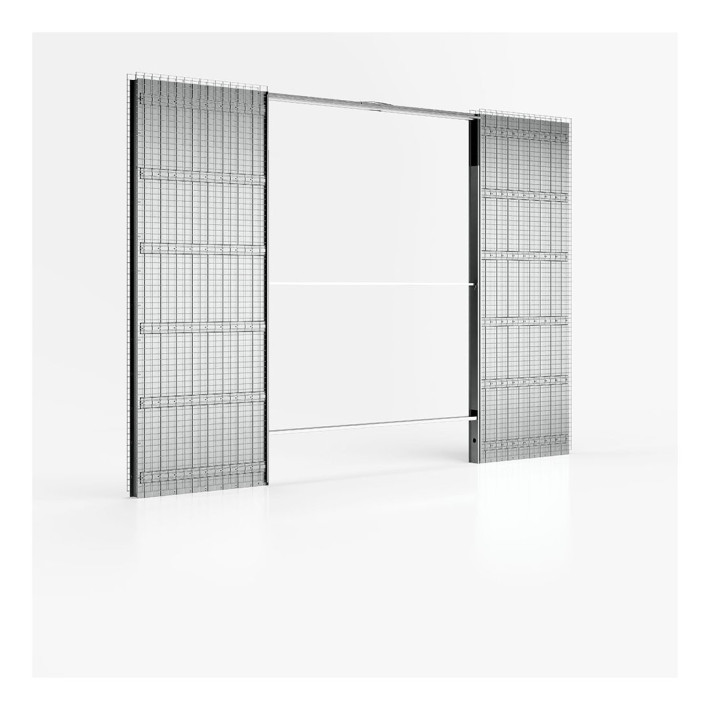 Ermetika Evolution Double | Sistem culisant clasic, două uși | Proflux