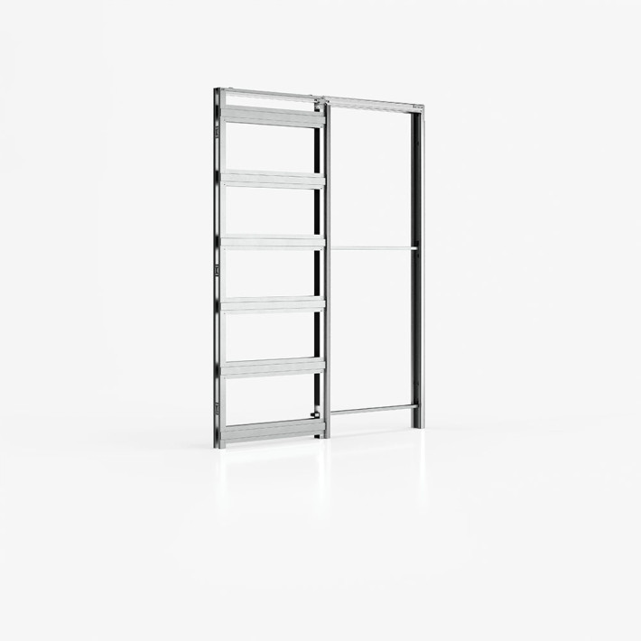 Ermetika Absolute EvoKit Single door | Kit culisant fără toc, o ușă | Proflux