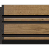 Riflaj decorativ - stejar și negru
