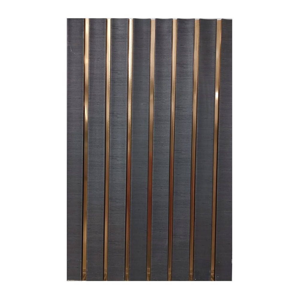 Riflaj decorativ - antracit si auriu