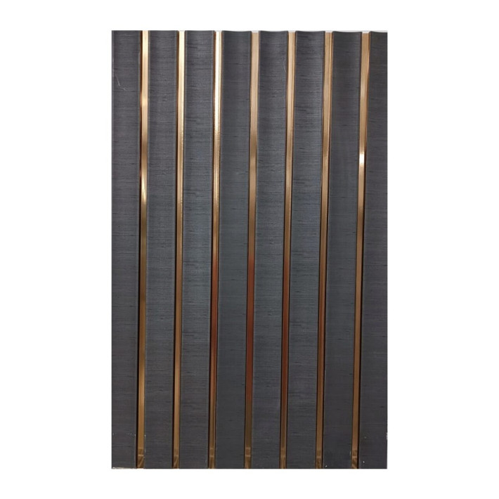 Riflaj decorativ - antracit si auriu