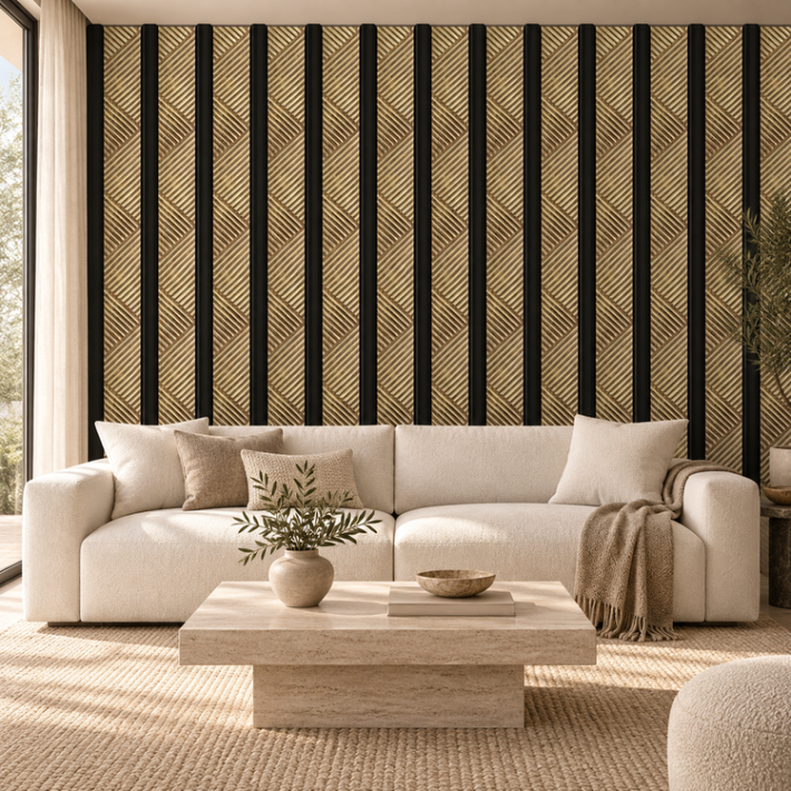 Riflaj decorativ - stejar
