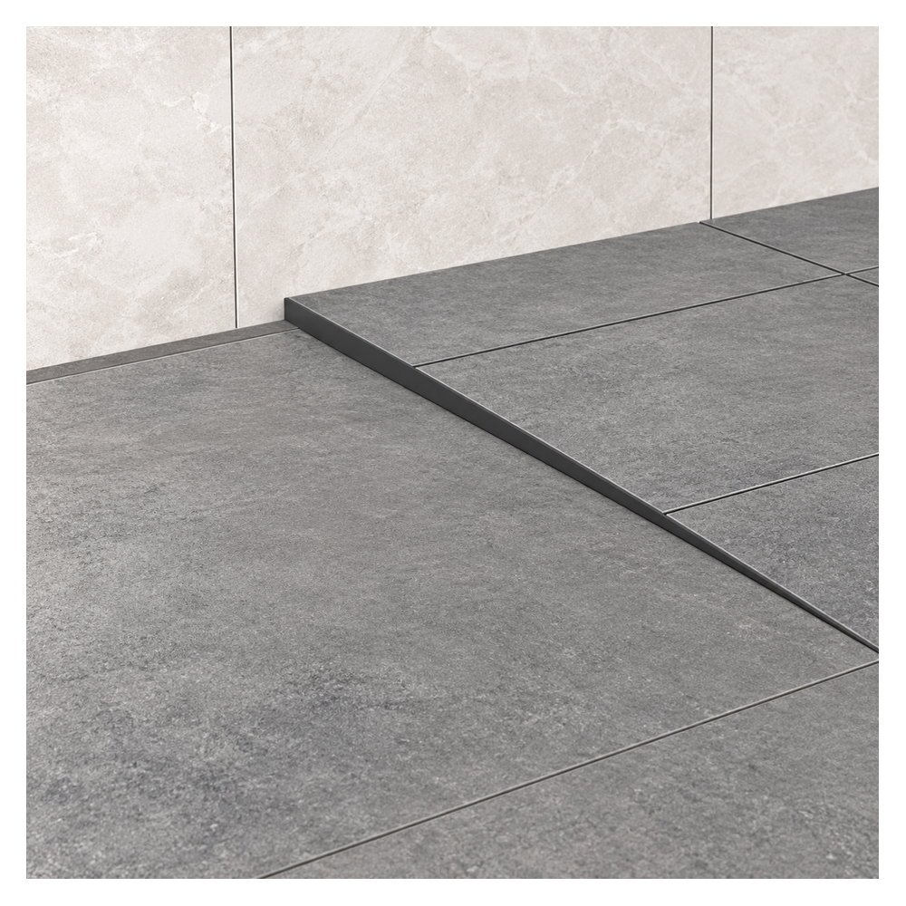 Profil din inox compensare dus - negru